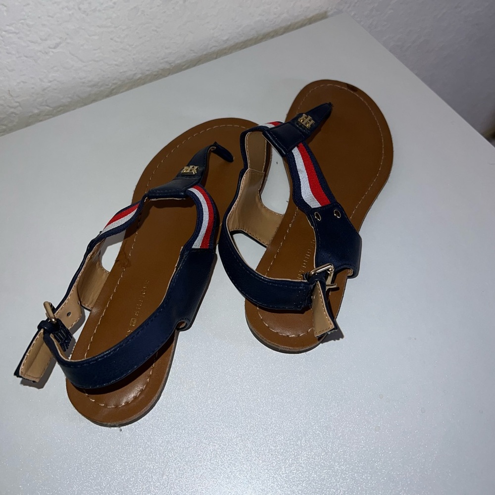 Tommy Hilfiger Flat Sandals, women’s 6, worn once